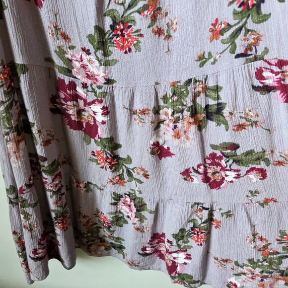 EUC NATURAL LIFE FLORAL LILAC TANK DRESS SIZE M - Picture 9 of 16